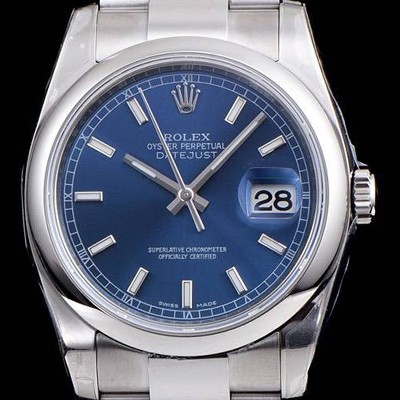 레플리카 [로렉스] 남성용 VIP 타입!!데이져스트116200-72600업그레이드 모델 블루다이얼 야광 스틱 인덱스 오토매틱 무브먼 ROL0342  