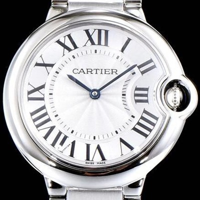 레플리카 [까르띠에] 남성용 발롱블루 커플용 화이트 다이얼 CAR0521  