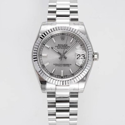 레플리카 [로렉스] 여성용 데이져스트 178274 플루티드 31mm 오이스터 오토매틱 2236타입 실버 다이얼 rol5440  