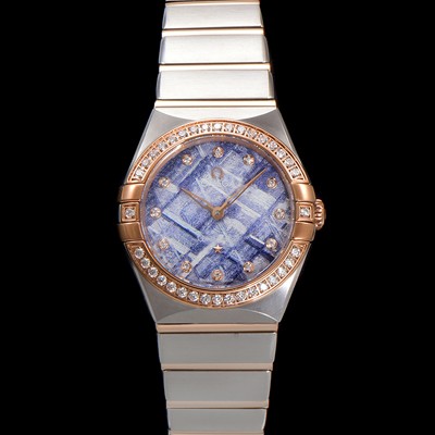 레플리카 [오메가] 여성용 컨스틀레이션 131.25.28.60.99.001 로즈골드 다이아몬드 세팅 베젤 28mm 쿼츠 무브먼트 메테오라이트 다이얼 omg0150  