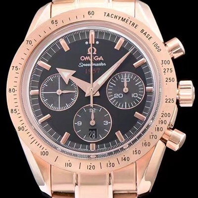 레플리카 [오메가] 남성용 스피드 마스터 블랙 다이얼 오토매틱 무브먼트 OMG0013  