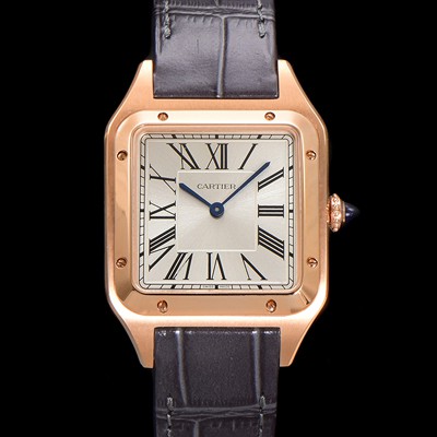 레플리카 [까르띠에] 남여공용 산토스 WGSA0021 쿼츠 43.5mm M 사이즈 18K 로즈골드 화이트 다이얼 car69325  