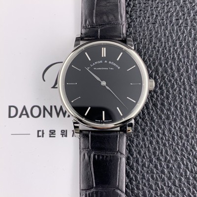 레플리카 [아랑게운트죄네] 남성용 색소니아 씬 211.087 랑게 39미리 블랙 다이얼 오토매틱 무브먼트 LAN40864  