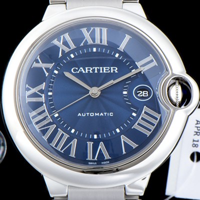 레플리카 [까르띠에] 남성용 2019신상 발롱블루 WSBB0025 42mm 블루 다이얼 오토매틱 무브먼트 CAR0106  