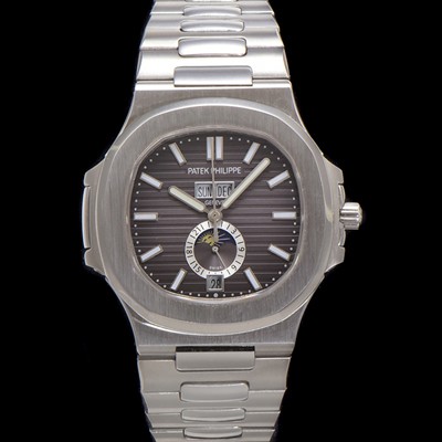 레플리카 [파텍필립] 남성용 노틸러스 5726A-001 오토매틱 Cal.324 타입 40.5mm 메탈줄 블랙 다이얼 pat2214  