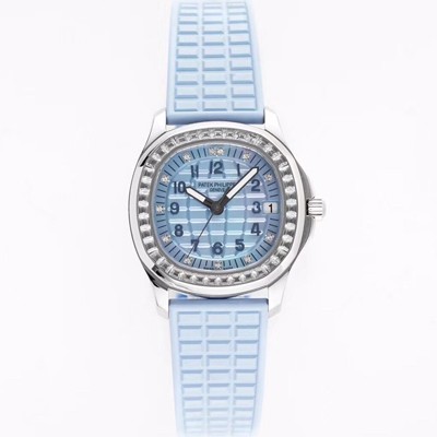 레플리카 [파텍필립] 여성용 아쿠아넛 5072G-001 35.6mm 오토매틱 Cal.324 타입 블루 다이얼 pat2233  