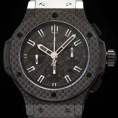 레플리카 [휴블렛] 남성용 빅뱅 올 블랙다이얼 카본 44mm HUB0425  