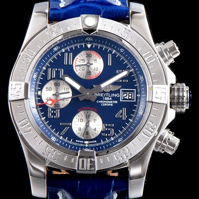 레플리카 [브라이틀링] 남성용 슈퍼 어벤져II A1338111|C870|158S|A20S.1 크로노그래프 블루 다이얼 오토매틱 무브먼트 BRE0201  