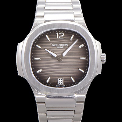 레플리카 [파텍필립] 여성용 노틸러스 7118/1A-011 레이디스 오토매틱 Cal.324 S C타입 35.2mm 메탈줄 그레이다이얼  pat4680  