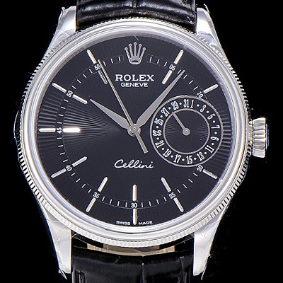 레플리카 [로렉스]남성용 셀리느 데이트 39mm 오토매틱 Cal.3165 화이트다이얼 ROL94842  