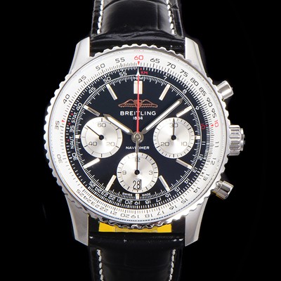 레플리카 [브라이틀링] 남성용 네비타이머 AB0138211B1P1 크로노그래프 ETA7750-2 타입 오토매틱 43mm 가죽줄 블랙 다이얼 bre5996  