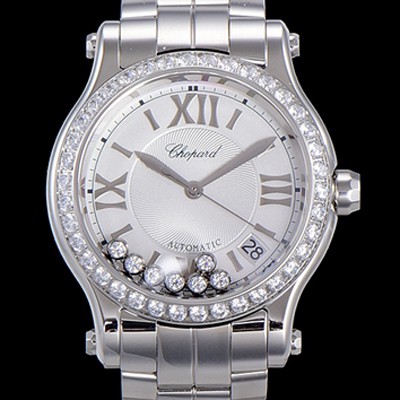 레플리카 [쇼파드] 여성용 해피 스포츠 36미리 오토매틱 ETA2892-2 최상급 쥬얼셋팅 메탈시계 화이트다이얼 CHO73638  