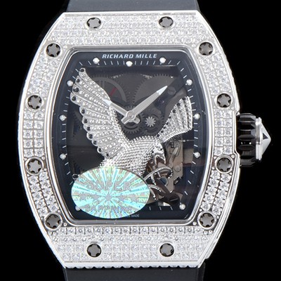 레플리카 [리차드밀레] 남성용 리차드밀레 RM57-01 이글 독수리 에디션 UP!! 수공 맞물림 형식의 쥬얼세팅 스켈레톤 다이얼 오토매틱 무브먼트 RIC0450  