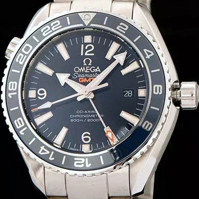 레플리카 [오메가] 남성용 시마스터 플래닛 오션 코엑시얼 지엠티 블루다이얼 오토매틱 무브먼트 OMG0311  