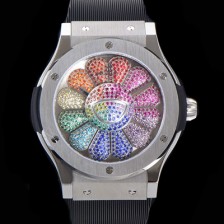 레플리카 [휴블렛] 남성용 신형버전 클래식 퓨전 45mm 오토매틱 Hub1214 타입 우레타줄 PVD코팅케이스 무늬다이얼 hub9291  