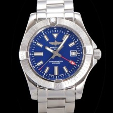 레플리카 [브라이틀링] 남성용 어벤져 오토매틱 GMT 아시안 2836-2 타입 43mm 스틸 메탈시계 블루다이얼 bre9395  