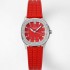 레플리카 [파텍필립] 여성용 아쿠아넛 5067A 35.6mm 스위스 쿼츠 E23-250 S C 무브먼트 레드 다이얼 pat2235  