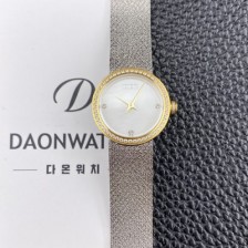 레플리카 
[디올] 여성용 라디드 사틴 25mm 다이아몬드 쿼츠 무브먼트 화이트 자게 다이얼 dio1005  