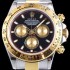 레플리카 [로렉스] 남성용 신형 데이토나 모델 업데이트!! 크로노그래프 18k 옐로골드 투톤 콤비 블랙 다이얼 야광 인덱스 오토매틱 무브먼트 ROL0312  
