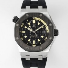 레플리카 [오데마피게] 남성용 하이엔드 로얄오크 오프쇼어 다이버 15720CN.OO.A002CA.01 오토매틱 Cal.4308타입 42mm 블랙 다이얼 aud6579  