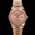 레플리카 [로렉스] 남성용 New 데이데이트 m128235-0009 무게173g 18K 로즈골드 36mm 오토매틱 Cal.2836-2 타입 다이아몬드 로즈골드 다이얼 rol5403  