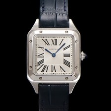 레플리카 [까르띠에] 여성용 산토스 WSSA0023 쿼츠 38mm S 사이즈 화이트 다이얼 car69330  