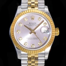 레플리카 [로렉스] 여성용 2021신상 데이져스트 오토매틱 ETA-2688 31mm 18K옐루골드 메탈줄 실버 다이얼 rol29175  