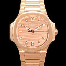 레플리카 [파텍필립] 여성용 노틸러스 7118/1R-010 레이디스 오토매틱 Cal.324 S C타입 35.2mm 18K로즈골드 골드다이얼 pat6420  