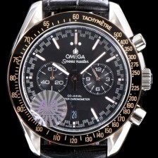 레플리카 [오메가] 남성용 스피드마스터 329.32.44.51.01.001 레이싱 코-액시얼 마스터 크로노미터 타키미터 크로노그래프 블랙 다이얼 일본 수입산 쿼츠 무브먼트 OMG00001  