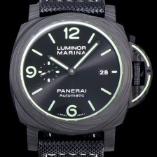레플리카 [파네라이]남성용 루미노르 PAM01118 마리나 카본케이스 44미리 오토매틱 블랙다이얼 PAN19315  