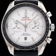 레플리카 [오메가] 남성용 스피드마스터 크로노그래프 화이트 다이얼 블랙베젤 OMG0150  