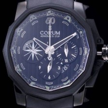 레플리카 [코럼] 남성용 어드미럴스컵 크로노그래프 48mm 블랙다이얼 COR021  