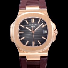 레플리카 [파텍필립] 남성용 노틸러스 5711R Cal.324 S C타입무브 오토매틱 18K 로즈골드 40미리 러버밴드 블랙다이얼 PAT75318  