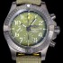레플리카 [브라이틀링]남성용  어벤져 크로노그래프 45미리 나이트미션 DLC코팅 티타늄 오토매틱 그린다이얼  BRE88817  