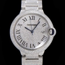 레플리카 [까르띠에] 남성용 럭셔리 풀다이아셋팅!! 발롱블루 드 까르띠에 HP100562 