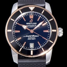 레플리카 [브라이틀링] 남성용 슈퍼오션 해리티지 II 오토매틱 ETA2824-2 타입 42미리 세라믹베젤 러버/우레탄줄 블랙다이얼 BRE75483  