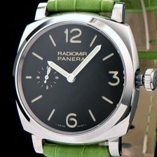 레플리카 [파네라이] 남성용 뉴 레디오미르 수동형 무브먼트 업그레이드 블랙 다이얼 41mm PAN0245  
