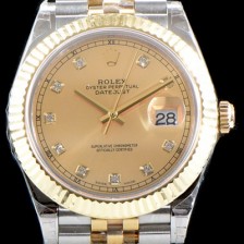 레플리카 [로렉스] 남성용 최고급형!!데이져스트II 126333 GM사 추가업데이트!! 18K 옐로골드 투톤 콤비 골드 다이얼 브레이슬릿 스위스 ETA 2836-2 오토매틱 무브먼트 ROL0351  