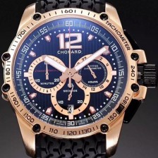 레플리카 [쇼파드] 남성용 클랙식 레이싱 블랙 다이얼 HAP4222  