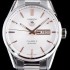 레플리카 [태그호이어] 남성용 까레라 칼리버 5 WAR201D.BA0723 데이-데이트 논 크로노 화이트 다이얼 브레이슬릿 오토매틱 무브먼트 TAG0111  