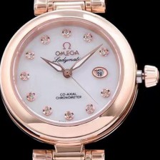 레플리카 [오메가] 여성용 드빌 화이트 다이얼 오토매틱 무브먼트 OMG0301  