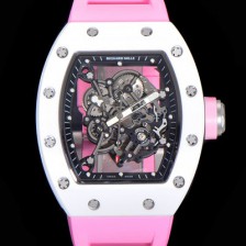 레플리카 [리차드밀레] 남성용 RM055 세라믹 제질 수동형 무브먼트 50미리 러버밴드 스켈레톤 다이얼 RIC78448  