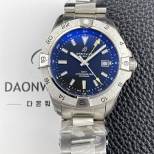 레플리카 [브라이틀링] 남성용 어벤져 지엠티 44mm 메탈줄 오토매틱 2836-2 타입 블랙 다이얼 bre6065  