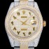 레플리카 [로렉스]남성용  고퀄리티 데이저스트 41미리 금장시계 보석/큐빅세팅 투톤콤비 18K로즈골드 오토매틱 ROL40527  