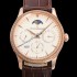 레플리카 [예거르꿀뜨르] 남성용 마스터 울트라 퍼페추얼 캘린더 18K 로즈골드 오토매틱 MC868 타입 39mm 가죽줄 다이아몬드베젤 문페이즈 아이보리다이얼 jag20778  