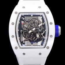 레플리카 [리차드밀레] 남성용 RM055 세라믹 제질 수동형 무브먼트 50미리 러버밴드 스켈레톤 다이얼 RIC01039  