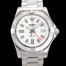 레플리카 [브라이틀링] 남성용 어벤져 오토매틱 GMT 아시안 2836-2 타입 43mm 스틸 메탈시계 화이트다이얼 bre1291  