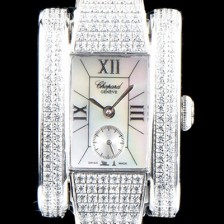 레플리카 [쇼파드] 여성용 라 스트라다 스위스 쿼츠 화이트 쥬얼리 베젤 자게다이얼 CHO0410  