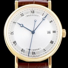 레플리카 [브레게] 남성용 인기제품 클래식 5177BR/15/9V6 38mm 오토매틱 신제품!! 18K 옐로우골드 실버 길로쉐 패턴 다이얼 오토매틱 무브먼트 BRG0413  