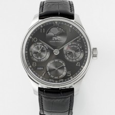 레플리카 [아이더블유씨] 남성용 포루투기즈 IW503301 퍼페추얼 캘린더 싱글 문 44mm 오토매틱 무브먼트 그레이 다이얼 iwc4106  
